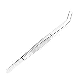 Rpanle Gebogene Spitze Pinzette Nipper für Wimpernverlängerungen, 15.5cm,...