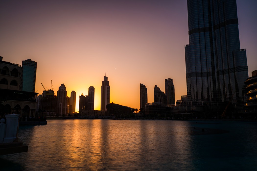 Belichtungszeit Verschlusszeit Skyline Dubai