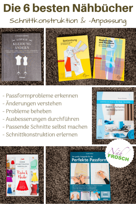 Schnittkonstruktion und Schnittanpassung: Die besten Näh-Bücher