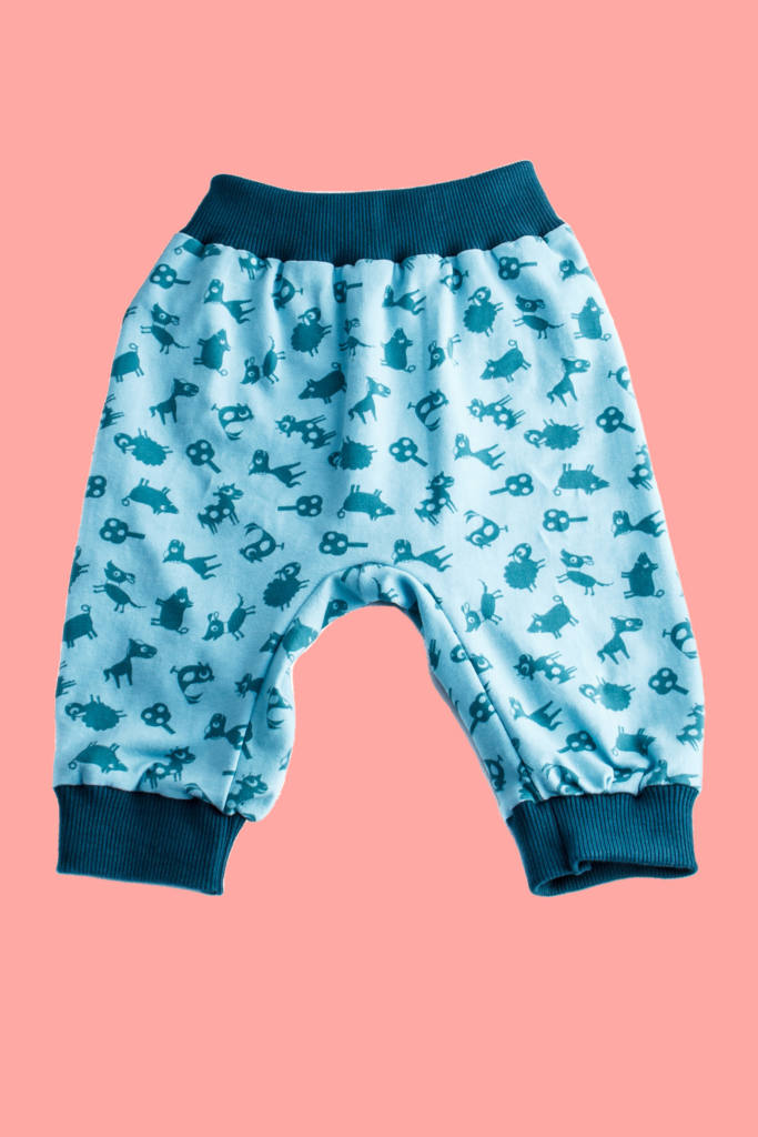 Babyhose Pumphose nähen: Kostenloses Schnittmuster