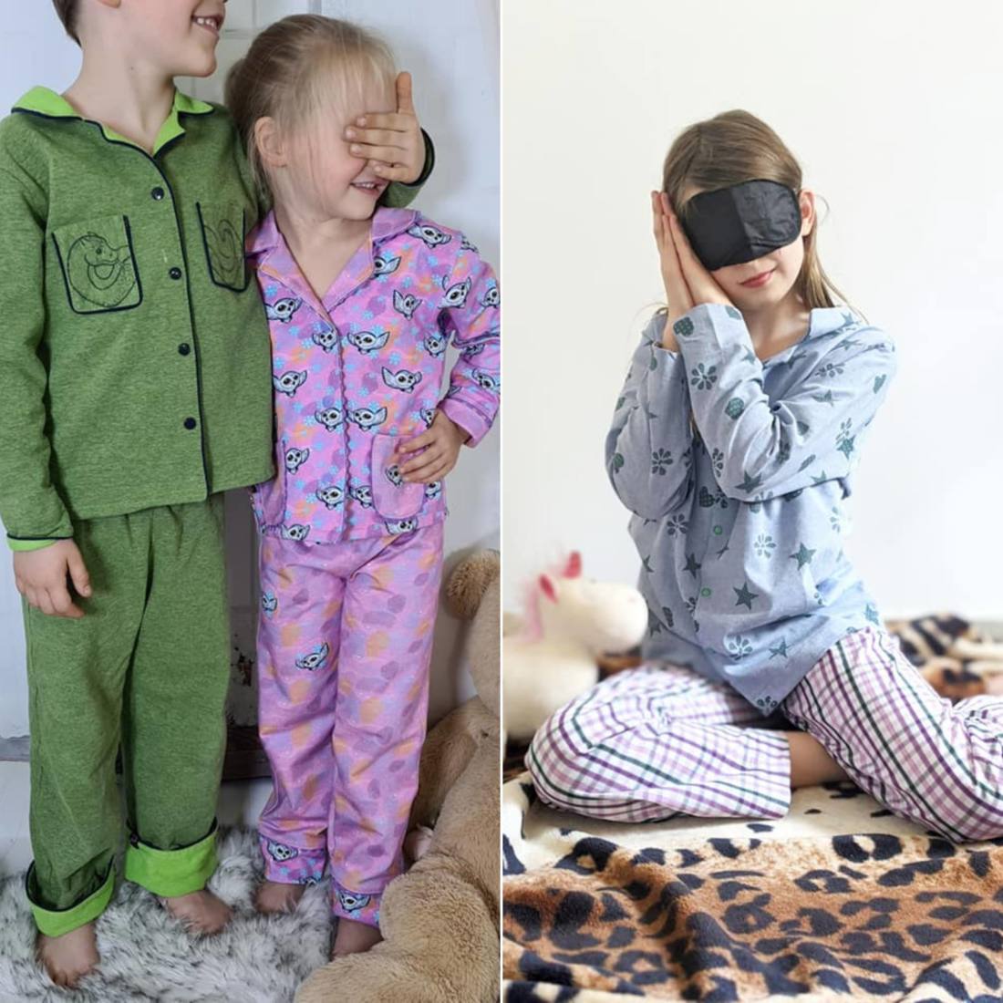 Klassischen Pyjama Nahen Schlafanzug Fur Die Ganze Familie