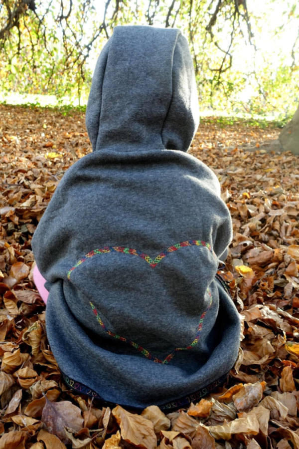 kinder poncho naehen 6