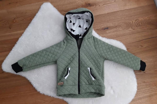 baby jacke naehen KRIM 25