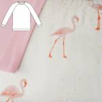 Nähpaket Kids Shirt SAMA Flamingo